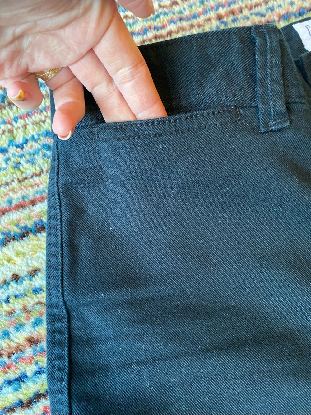 GAP Black Wide Leg Crop - Picture 4 of 9